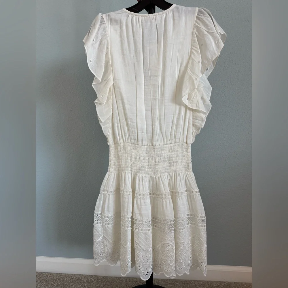 Ramy Brook Harlow Dress (new with tags) in white color size Small